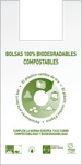 Bolsa biodegradable compostable.