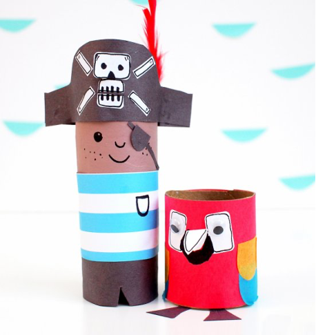juguetes reciclados: pirata