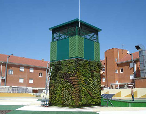 Torre de refrigeración vegetal