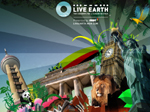 Cartel promocional del Live Earth