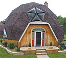 casa con cupula geodesica