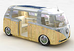 La furgoneta fotovoltaica e híbrida