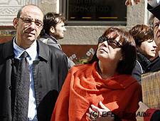 El conseller Baltasar y la ministra Narbona durante la presentación del Congreso a celebrar en Barcelona durante el mes de octubre.