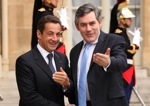 Sarkozy y Brown: mucho ruído y pocas nueces..., nucleares.