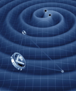 El triangulo satelital para captar las ondas gravitacionales.