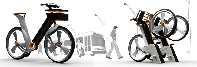 Sistema de bicicletas con energía eólica y solar