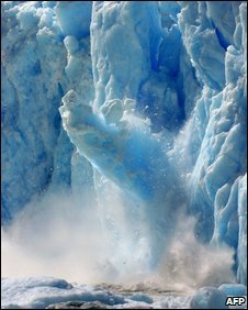Deshielo de los glaciales en Chile