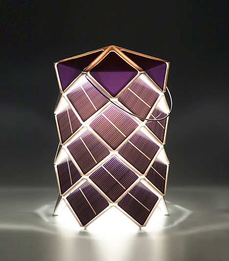 Lámpara solar de diseño